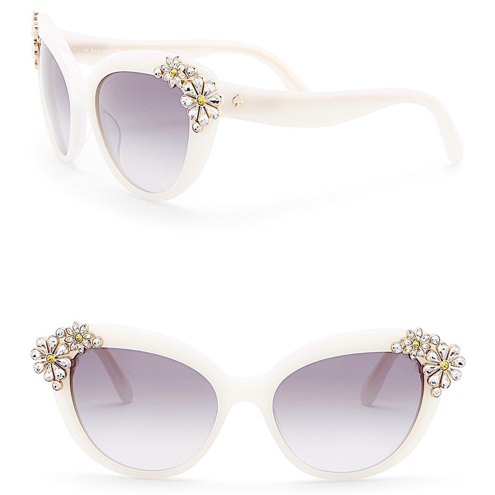 Kate Spade ♠️ Karyna Sunglasses in Opal White